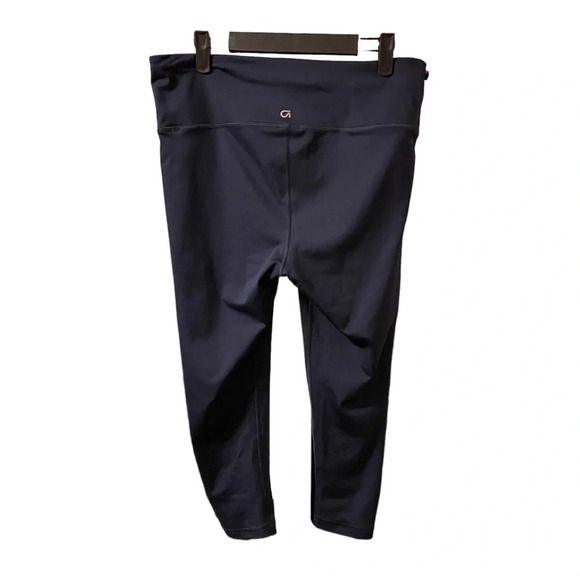 GAP FIT NAVY BLUE CROPPED LEGGINGS - Picture 2 of 5